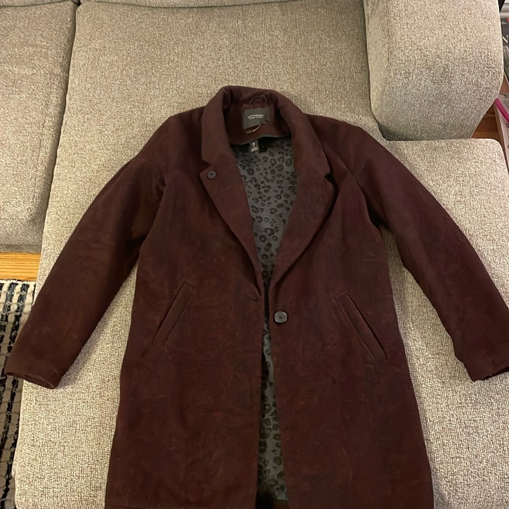 Scotch & Soda Peacoat | Women’s Medium | Heather Burgundy | Like New